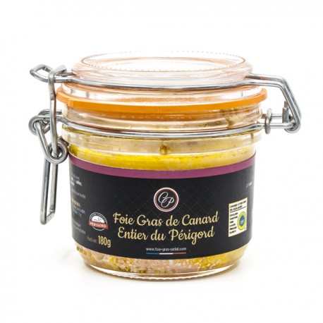 Foie gras de canard entier du Périgord 180g