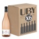 Carton de 6 Bouteilles DOMAINE UBY Rosé N°6 IGP Côtes de Gascogne 6x75 cl