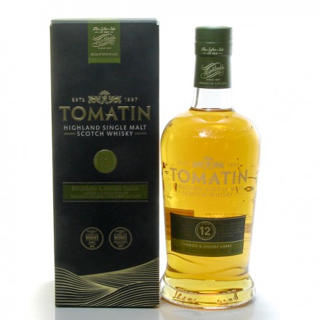 Whisky Ecosse Tomatin 12 ans Single Malt 43° 70cl
