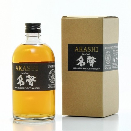 Whisky Japonais Akashi Meisei White Oak Blended 40° 50cl - Panier du  Gourmand
